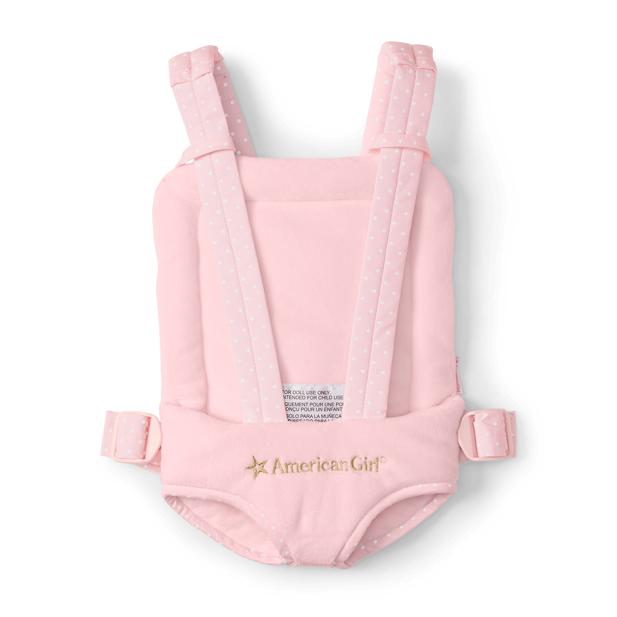 Bitty baby store backpack doll carrier clothing, and earrings.