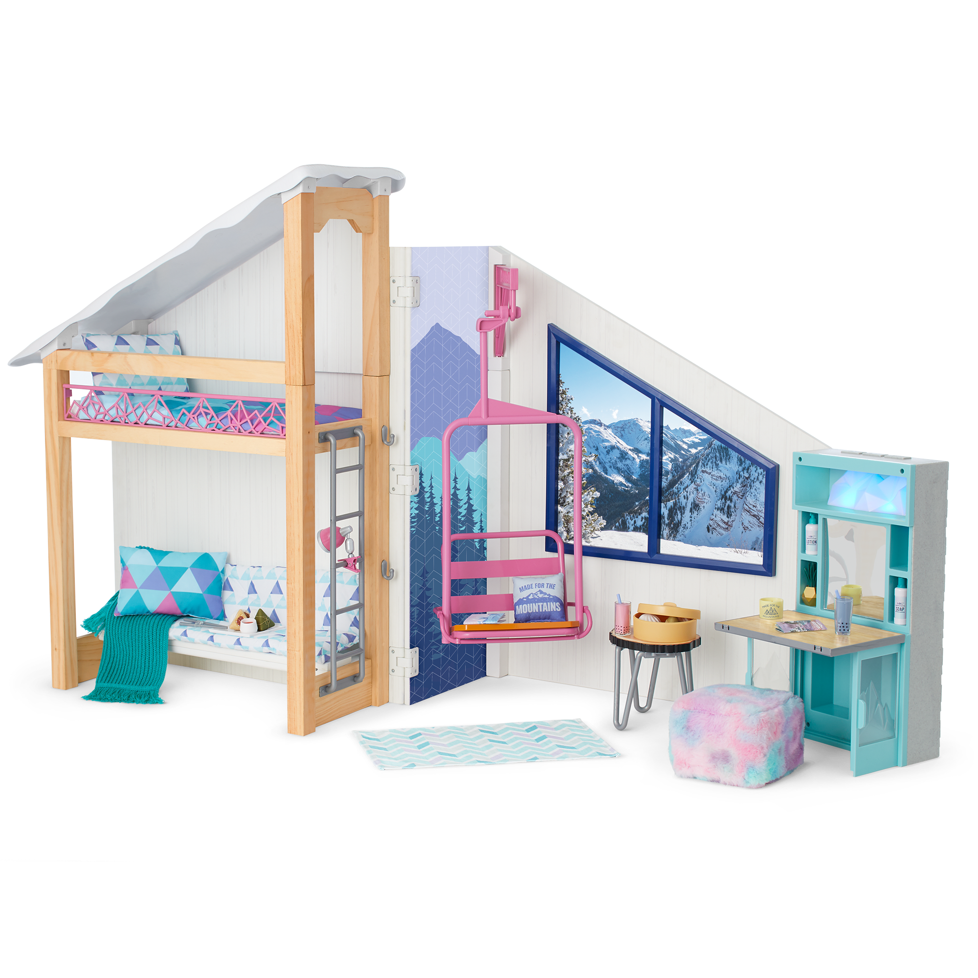 American girl online doll house