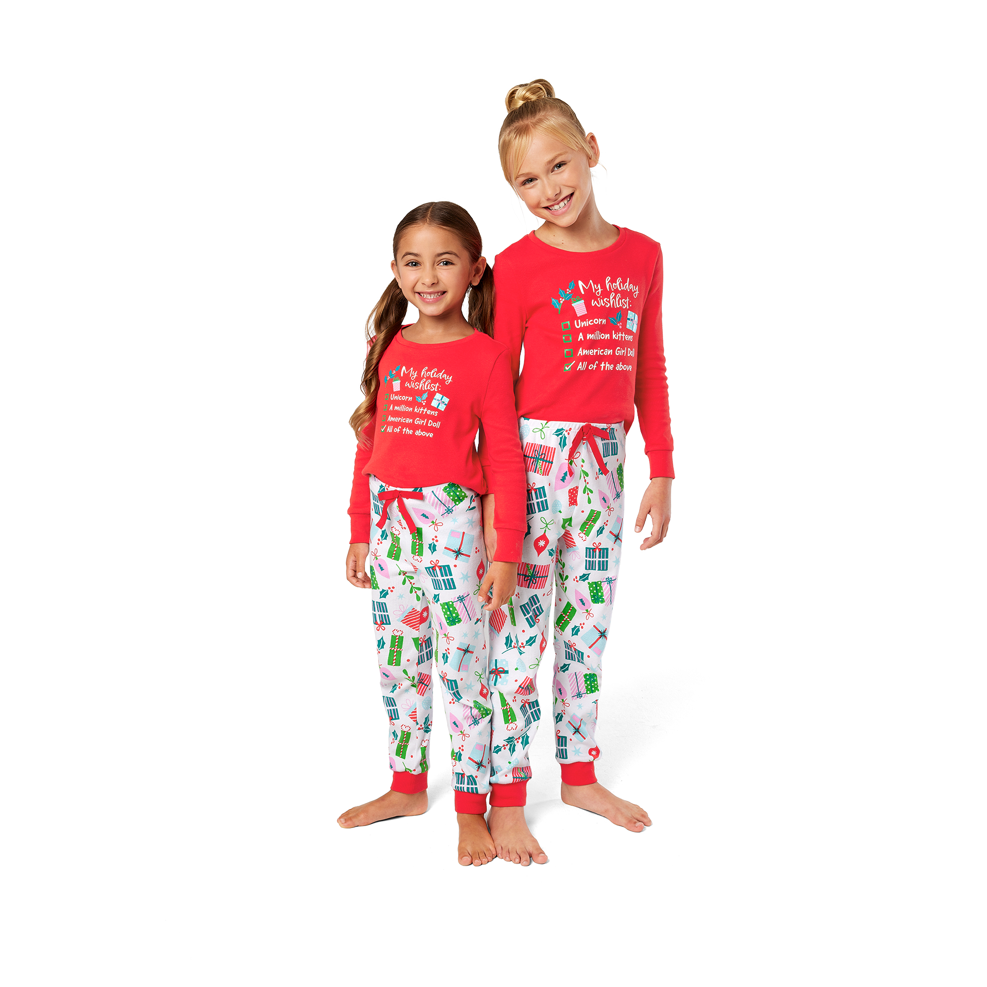 Holiday Wish List PJs for Girls Little Girls American Girl