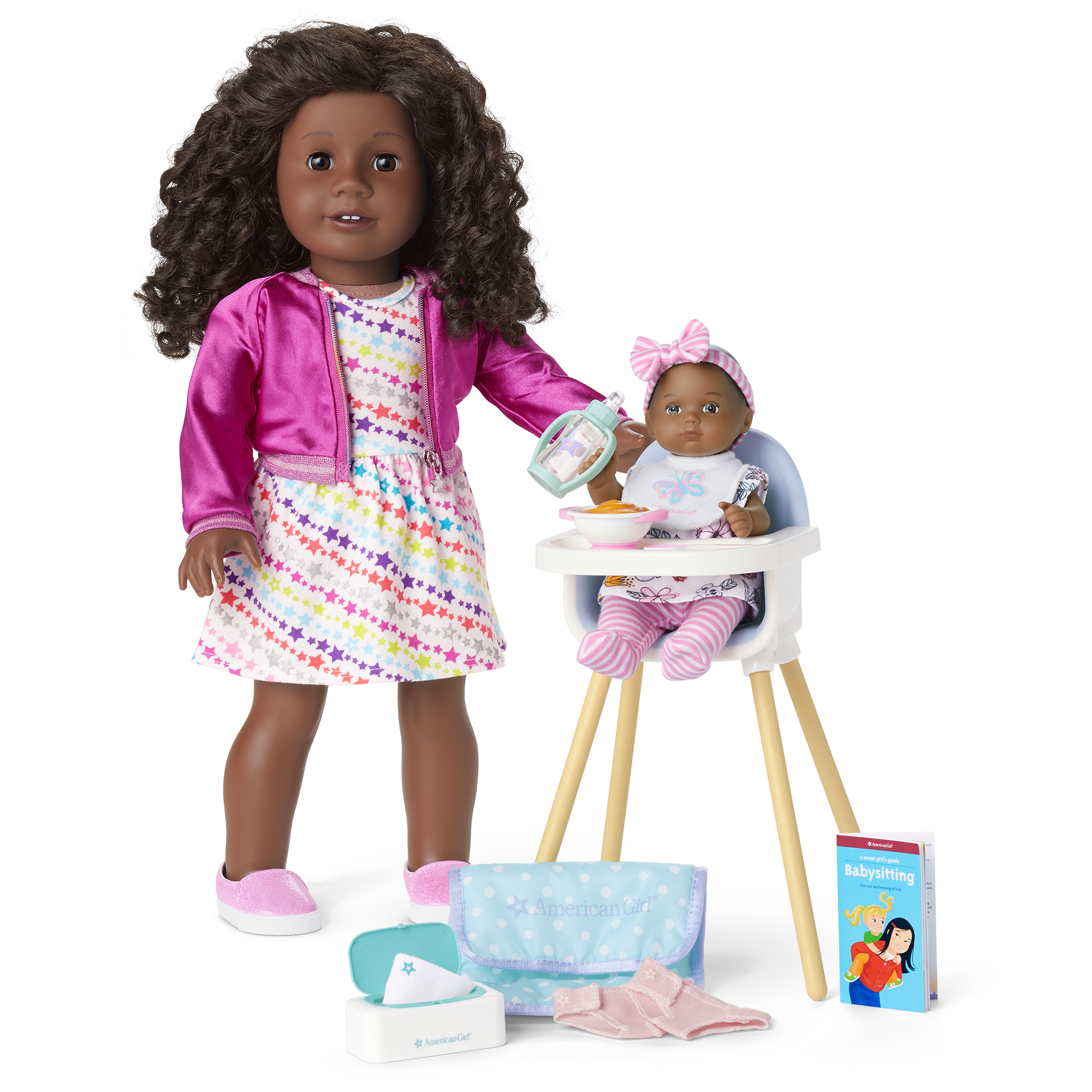 American Girl Caring for factory baby set New