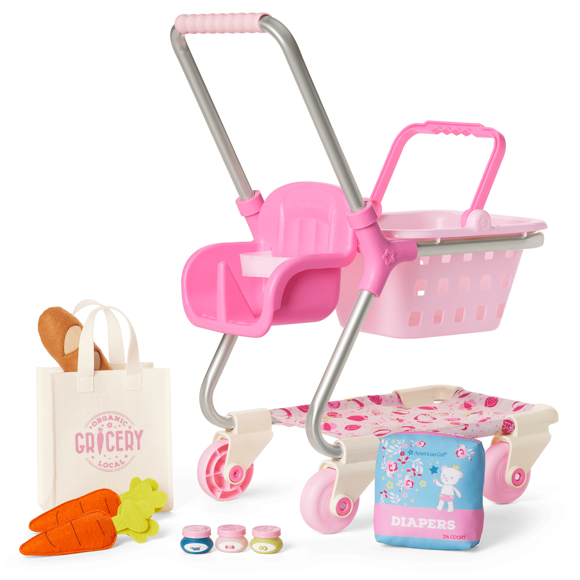 Bitty Baby s Shopping Cart Groceries American Girl