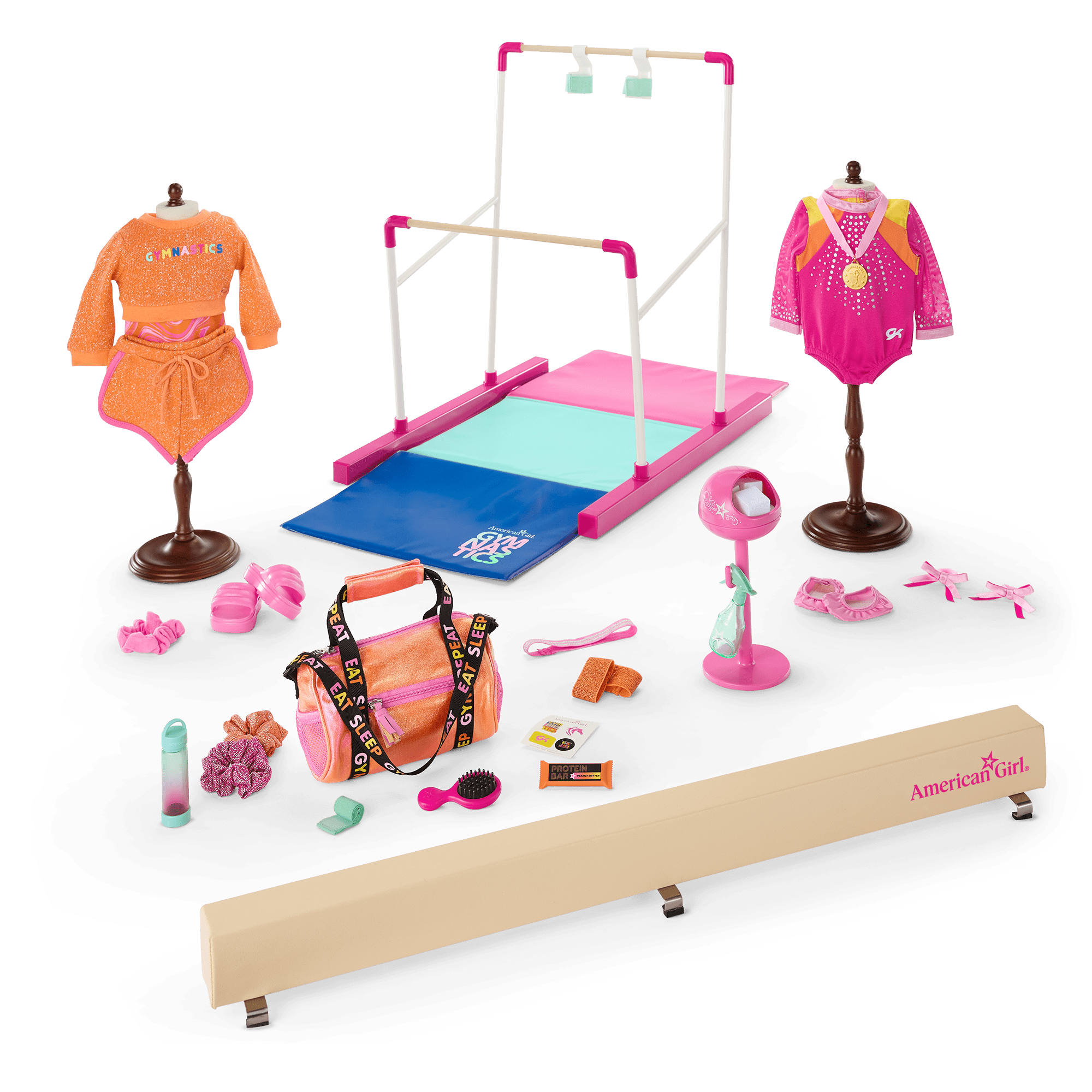 American girl doll gym set on sale