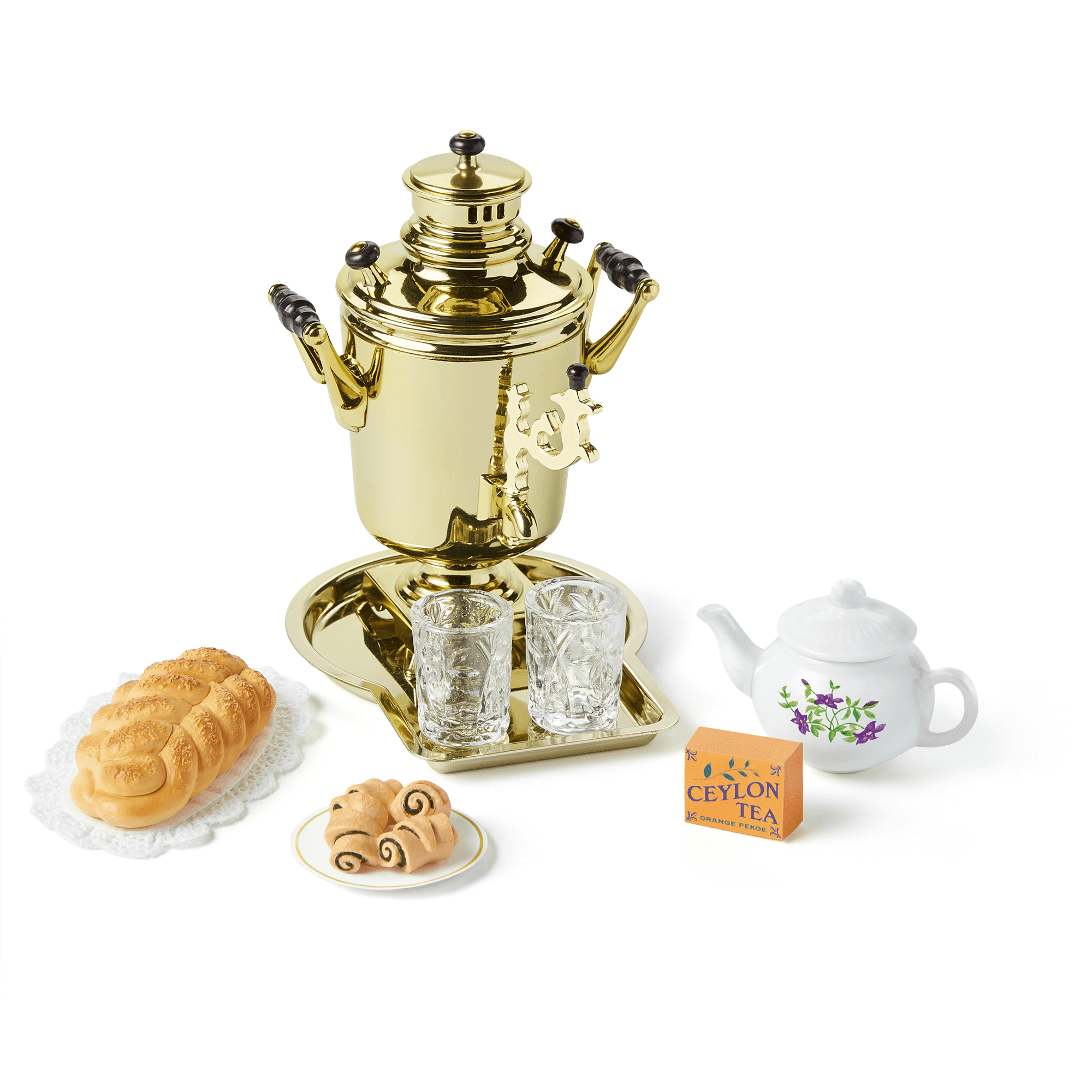 22 Pc Hanukkah Play Accessory and Food Set- 18-Inch Doll