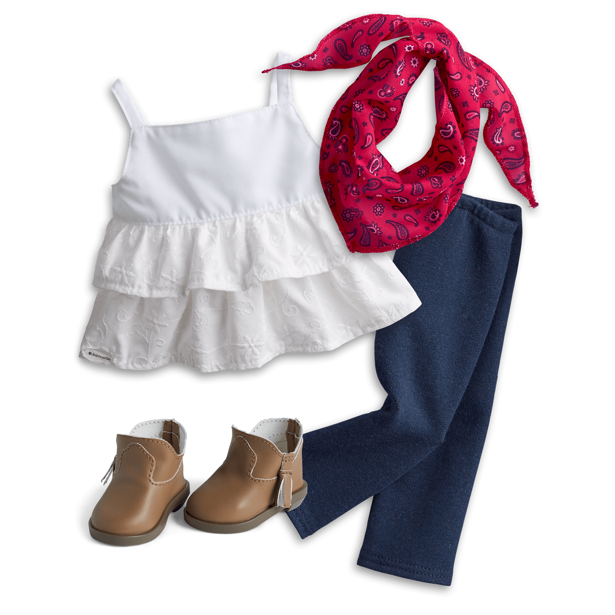 American girl western deals outfit