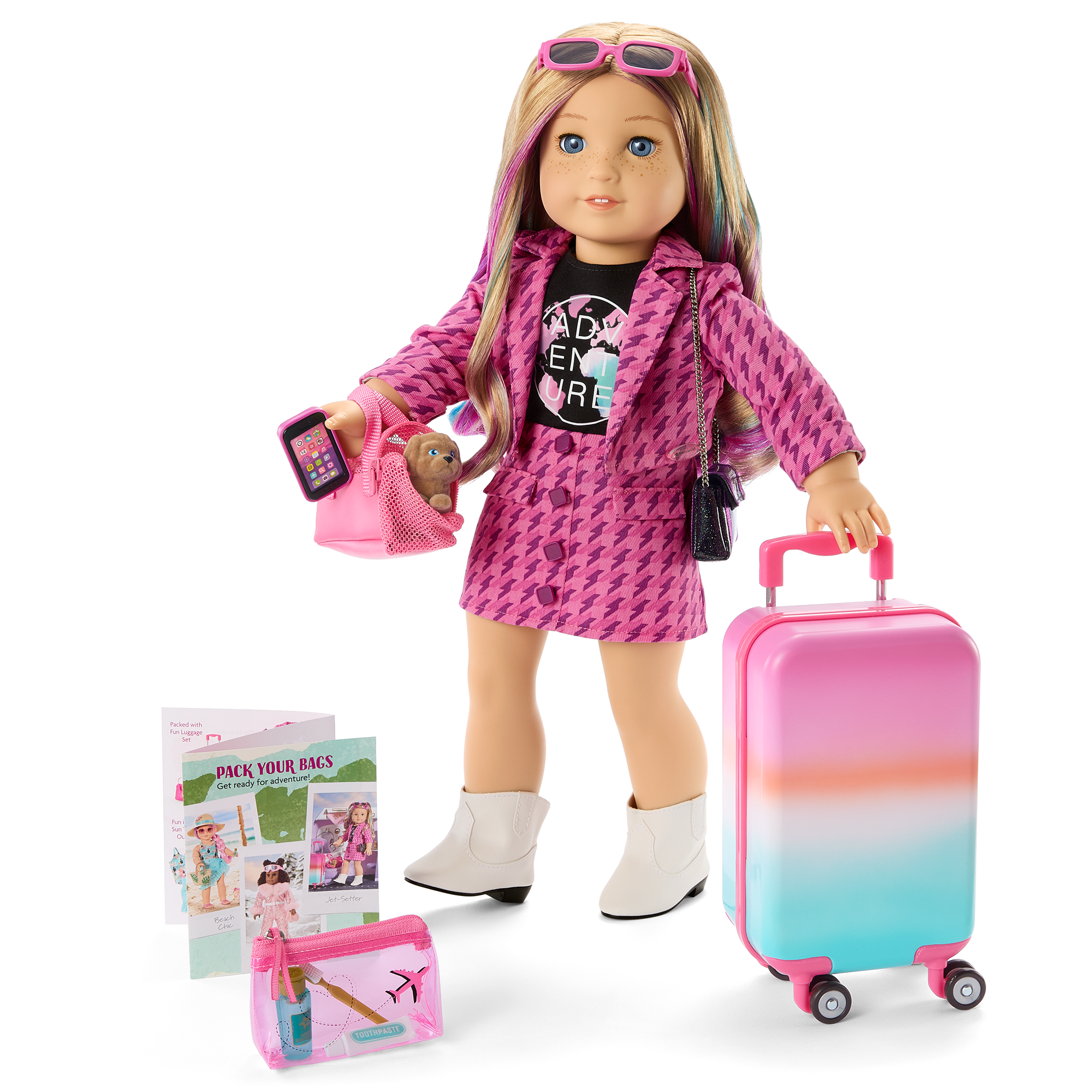 Jet Set Barbie Carry on Large Luggage only.