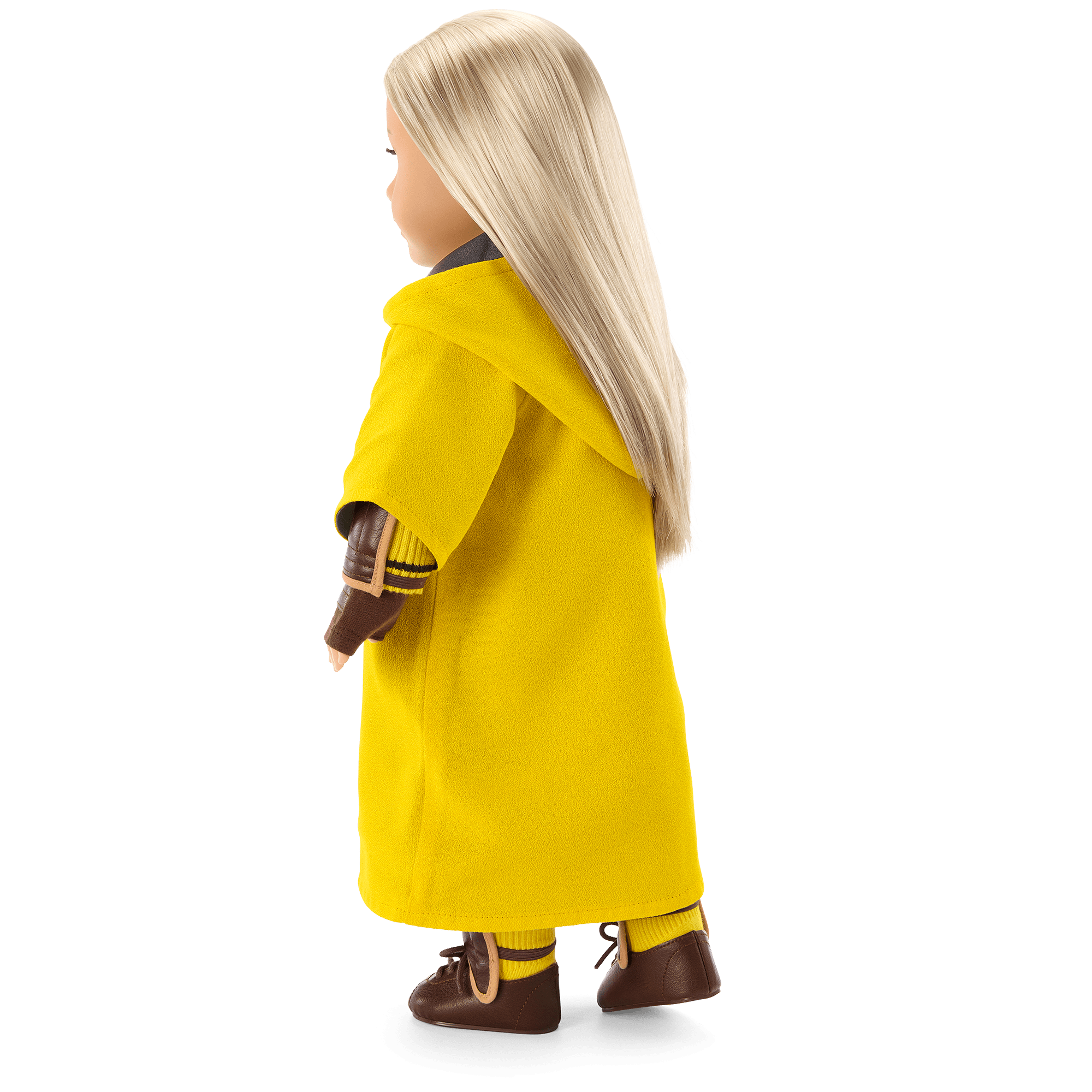 American Girl Harry Potter 18-inch Doll Hufflepuff Outfit with Sweater and  Scarf Featuring House Crest, For Ages 6+