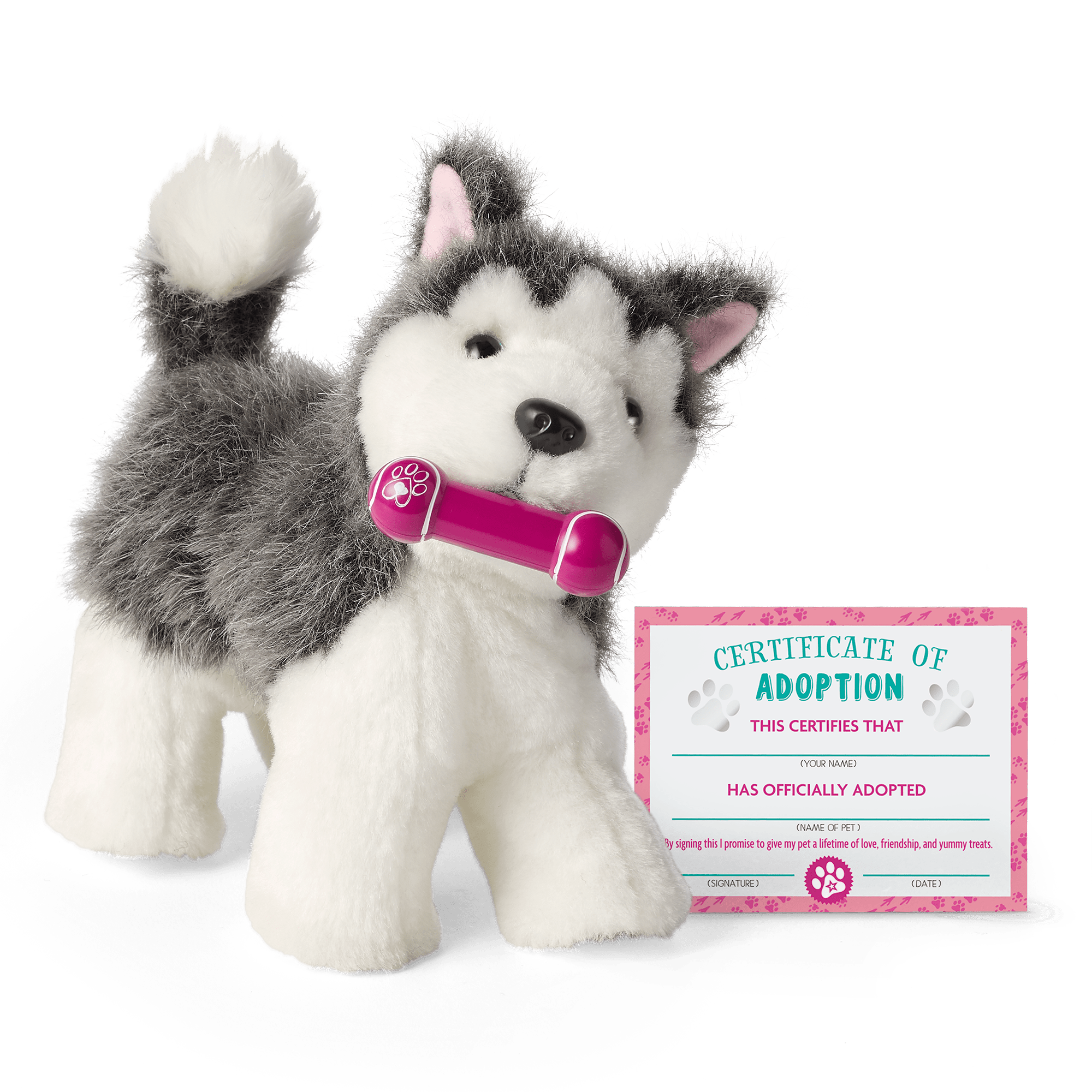 New York Doll Collection Plush Puppy Dog Accessories Play Set for 18 inch Dolls - Pet Accessory Set Fits American Girl Dolls