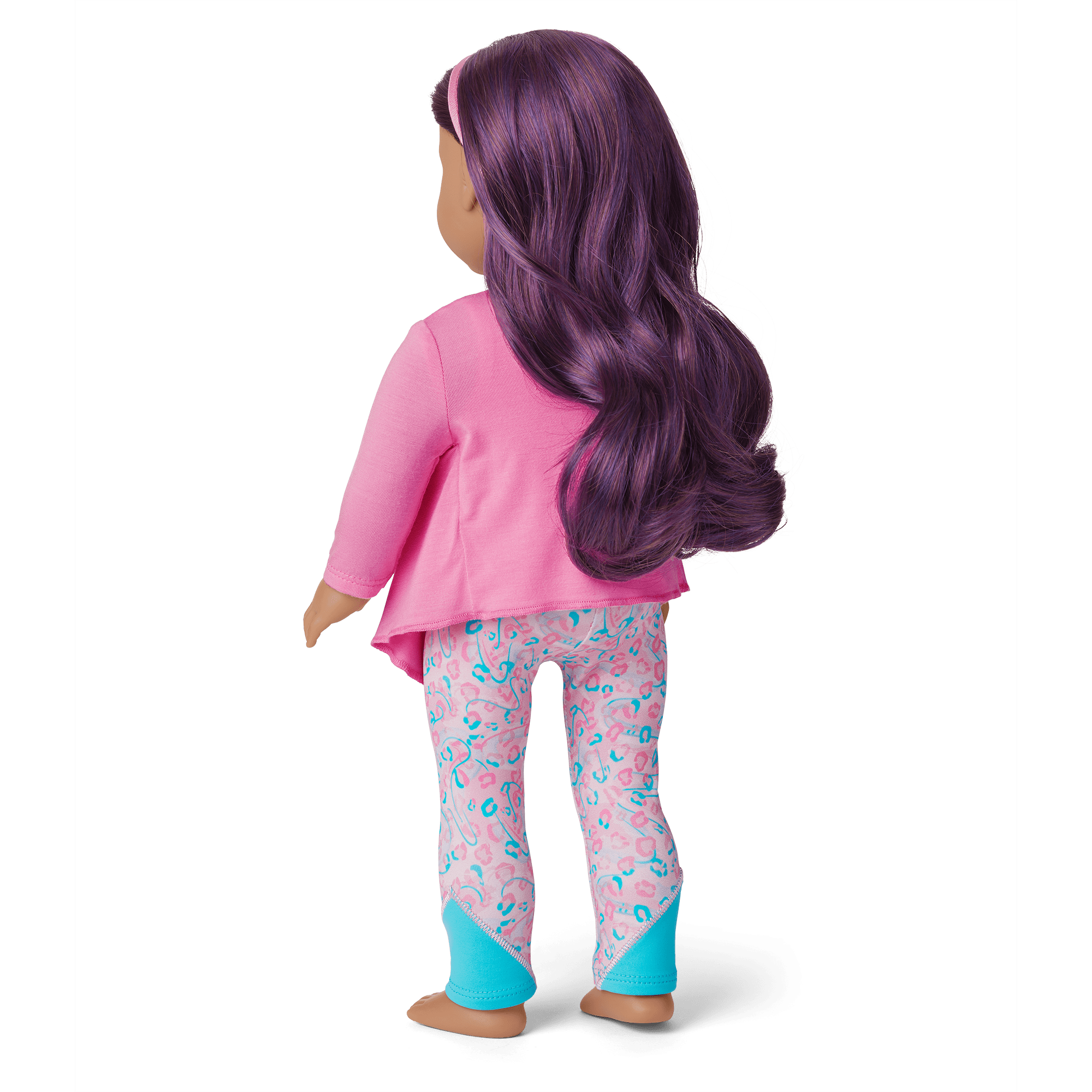 18 Doll Clothes-18 Doll YOGA OUTFIT Fits American Girl Dolls 6 Pc Deluxe  Set yoga Mat Sandals-top-yoga Jacket-yoga Pants-scrunchie -  Canada