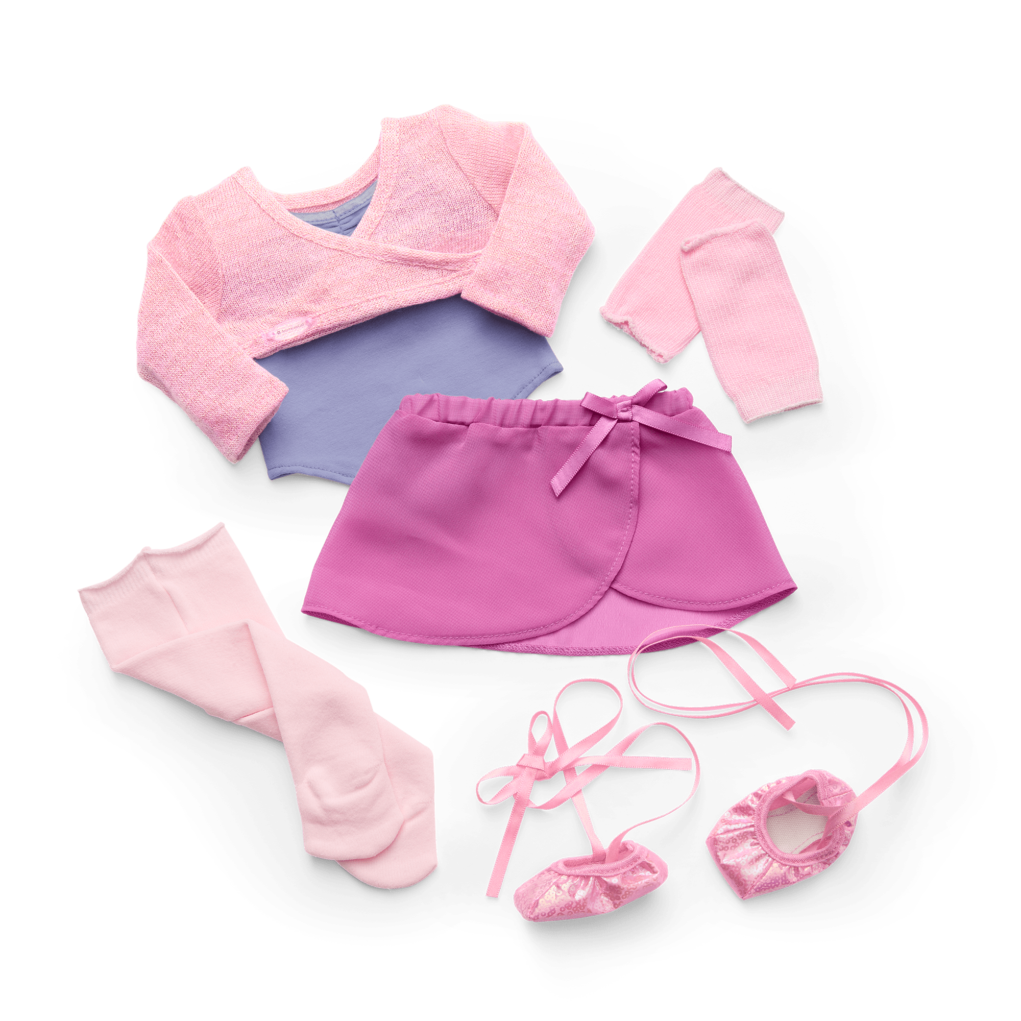 MangoPeaches 18” Doll YOGA Outfit fits American Girl Dolls - 6 Pc DELUXE  Set 
