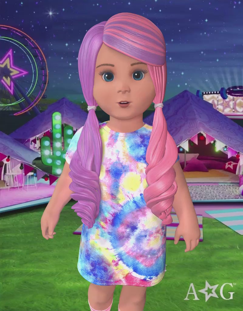 American Girl Released Dolls with Rainbow Hair and I Want One Kids  Activities Blog