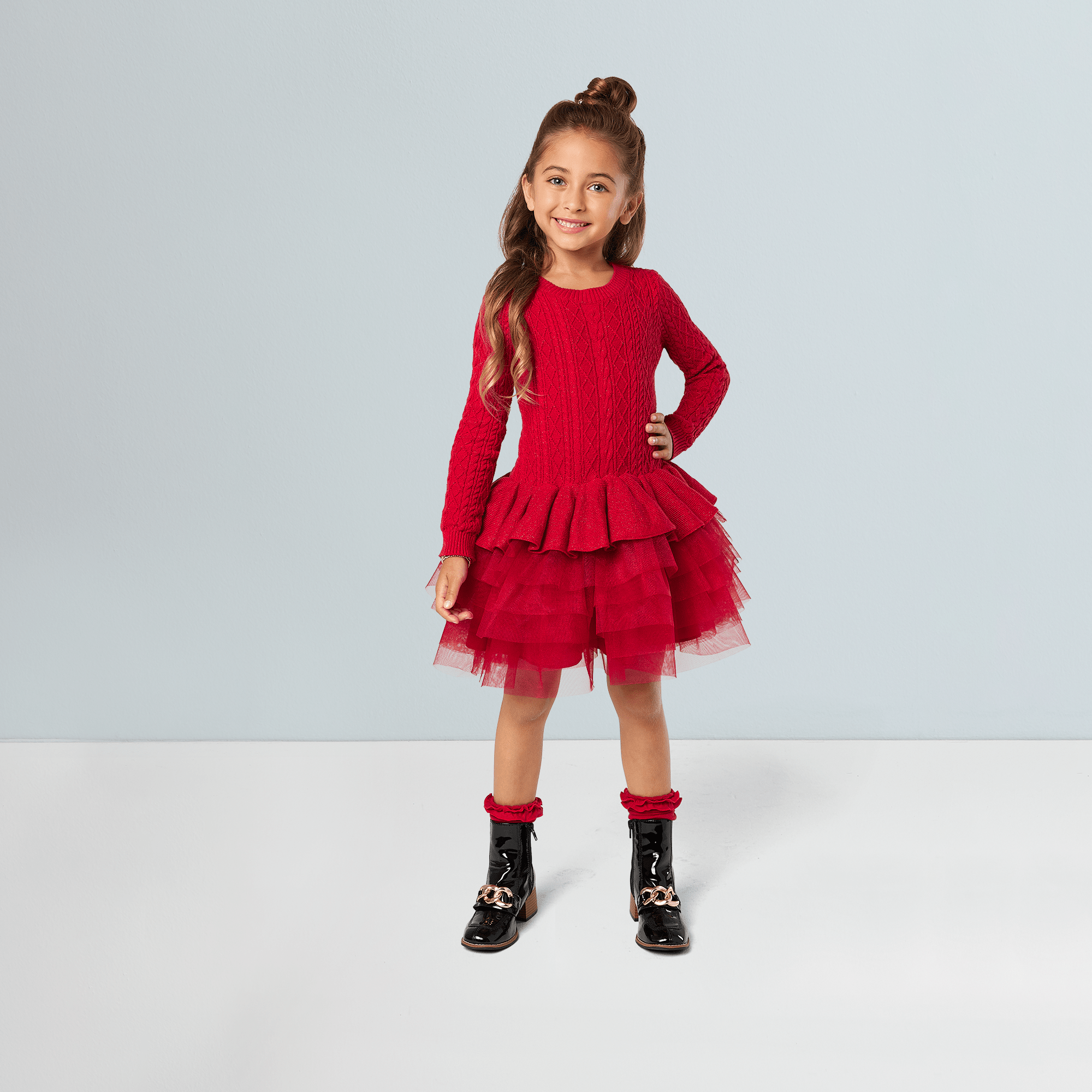 Something Navy Sweater Dresses for Little Girls & WellieWishers