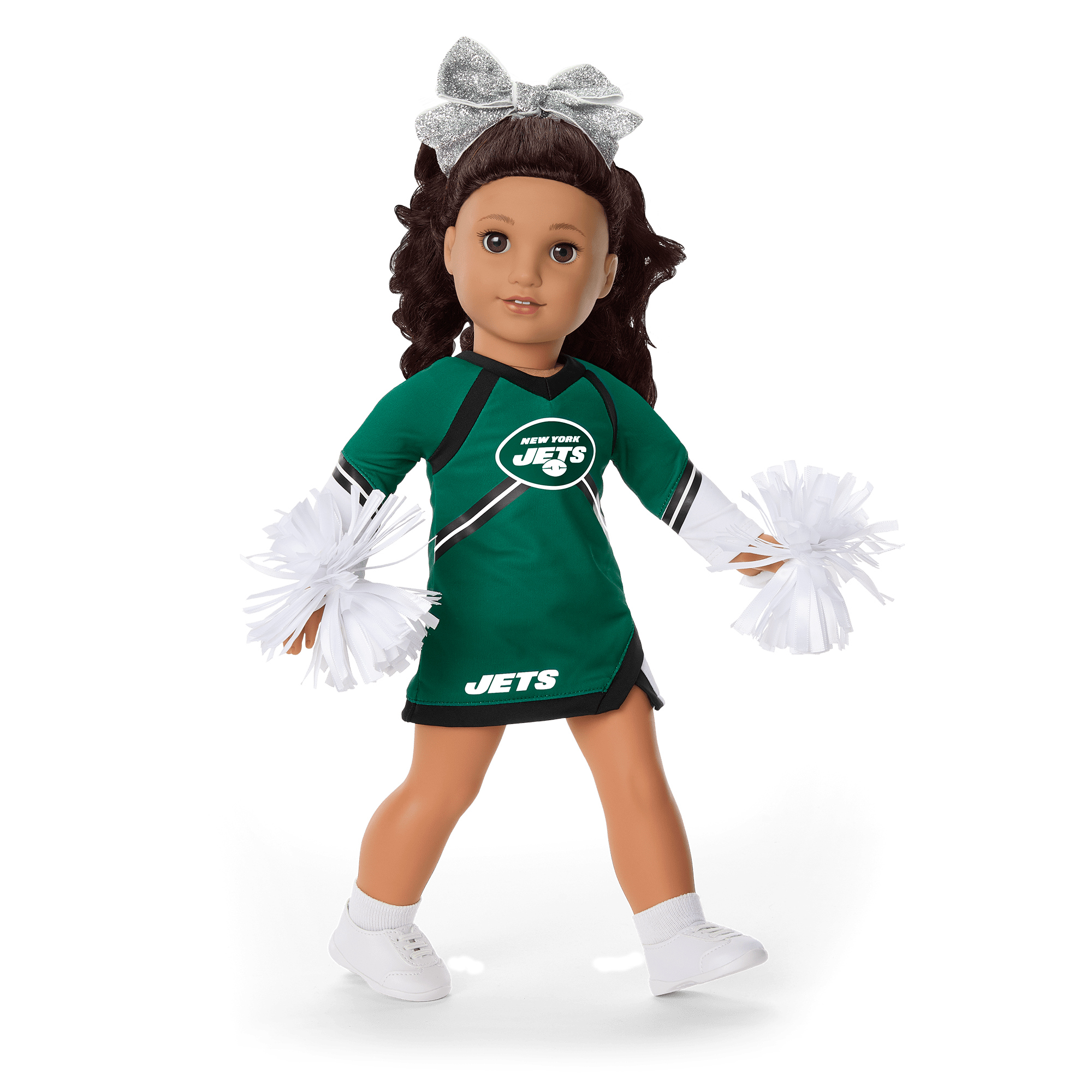 18-inch Doll Clothes - Cheerleader Outfit with Pom Poms - fits American  Girl ® Dolls