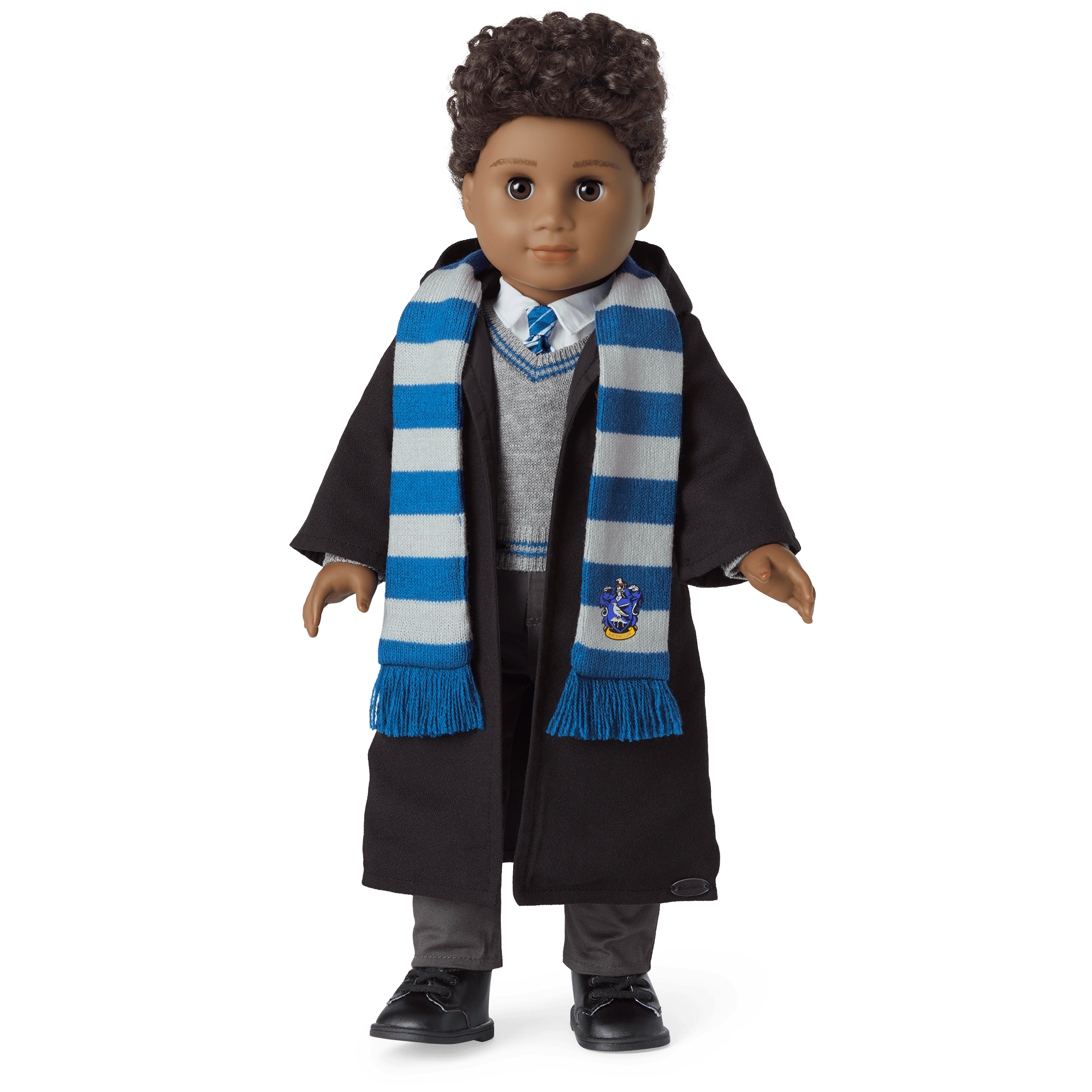 American Girl Harry Potter 18-inch Doll Hufflepuff Outfit with Sweater and  Scarf Featuring House Crest, For Ages 6+