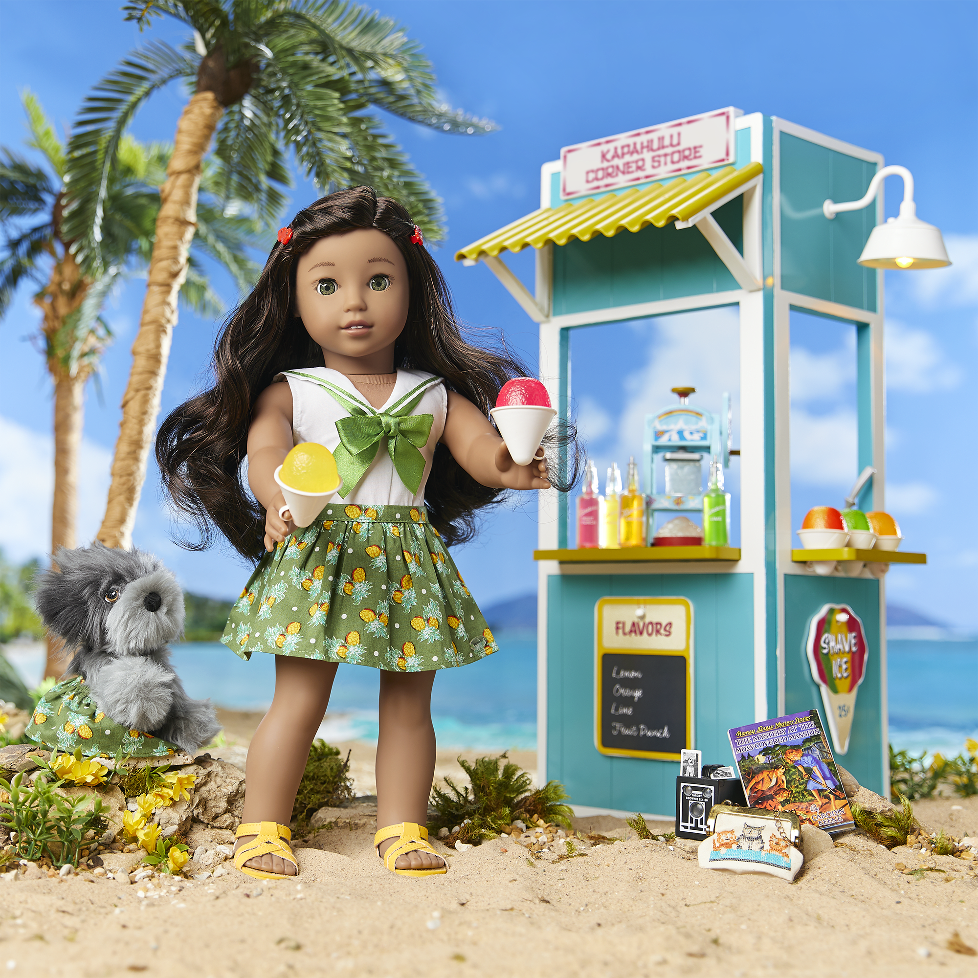 The Queen's Treasures American Coconut Smoothie Shaved Ice Stand Fits 18  Girl Doll Furniture & Accessories - Bed Bath & Beyond - 11641690